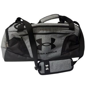 Under Armour Gray and Black Men's Duffel Bag